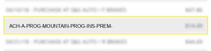 ach-a-prog mountain prog (ins prem ) charge image