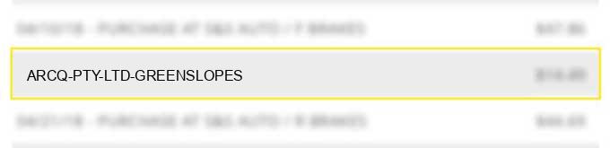 arcq pty ltd greenslopes charge image