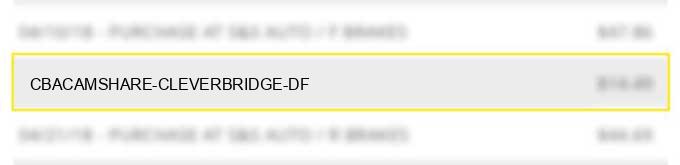 cba*camshare cleverbridge df charge image