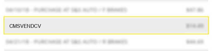 cmsvend*cv charge image