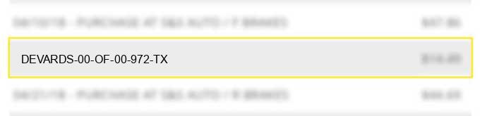 devards 00 of 00 972 tx charge image