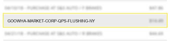 goowha market corp qps flushing ny charge image