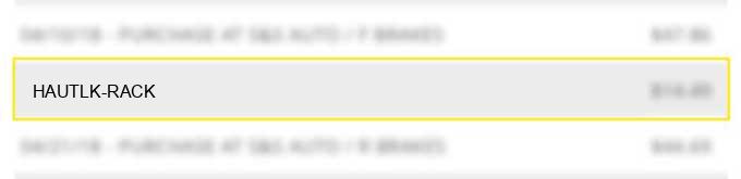 hautlk rack charge image