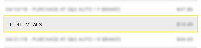 jcdhe vitals charge image
