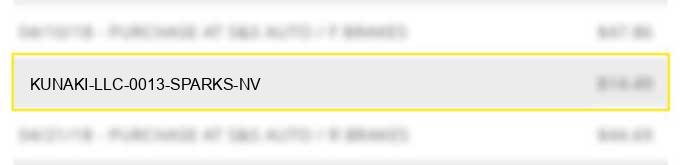 kunaki, llc 0013 sparks nv charge image
