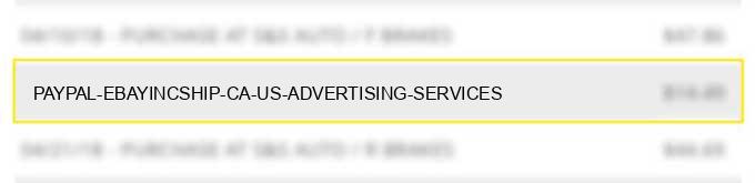 paypal *ebayincship ca us advertising services charge image