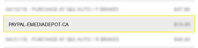 paypal *emediadepot ca charge image