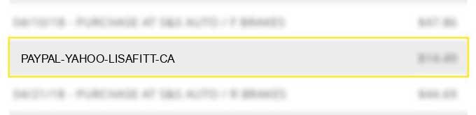 paypal *yahoo lisafitt ca charge image