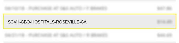 scvh cbo hospitals roseville ca charge image