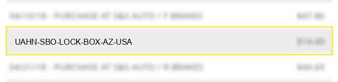 uahn sbo lock box az usa charge image