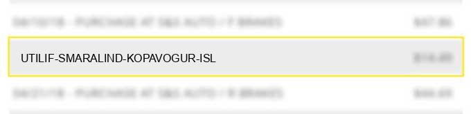 utilif smaralind kopavogur isl charge image