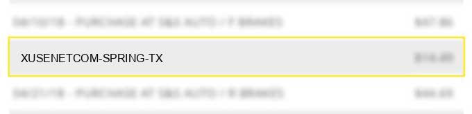 xusenet.com spring tx charge image