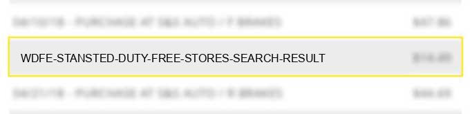 wdfe stansted duty free stores search result image